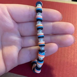 It’s a homemade clay bracelet that I have made